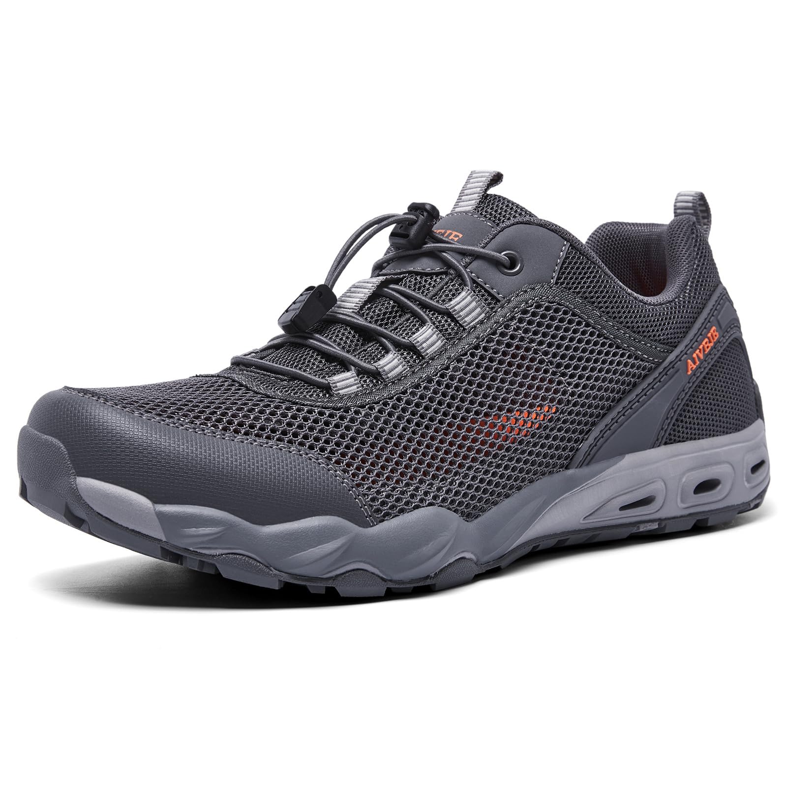 Men's Hiking Shoes Breathable Non-Slip Sneakers Mesh Walking Shoes for Outdoor Trekking