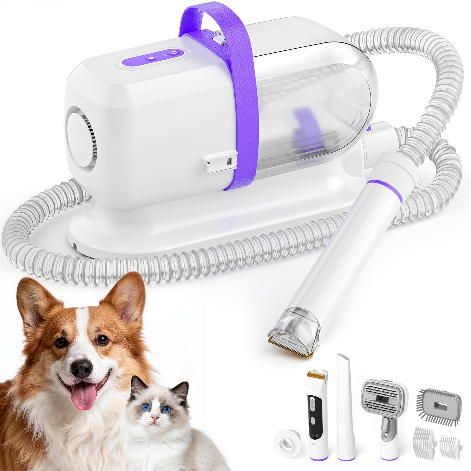 LOMMOL 6-in-1 Dog Grooming Vacuum
