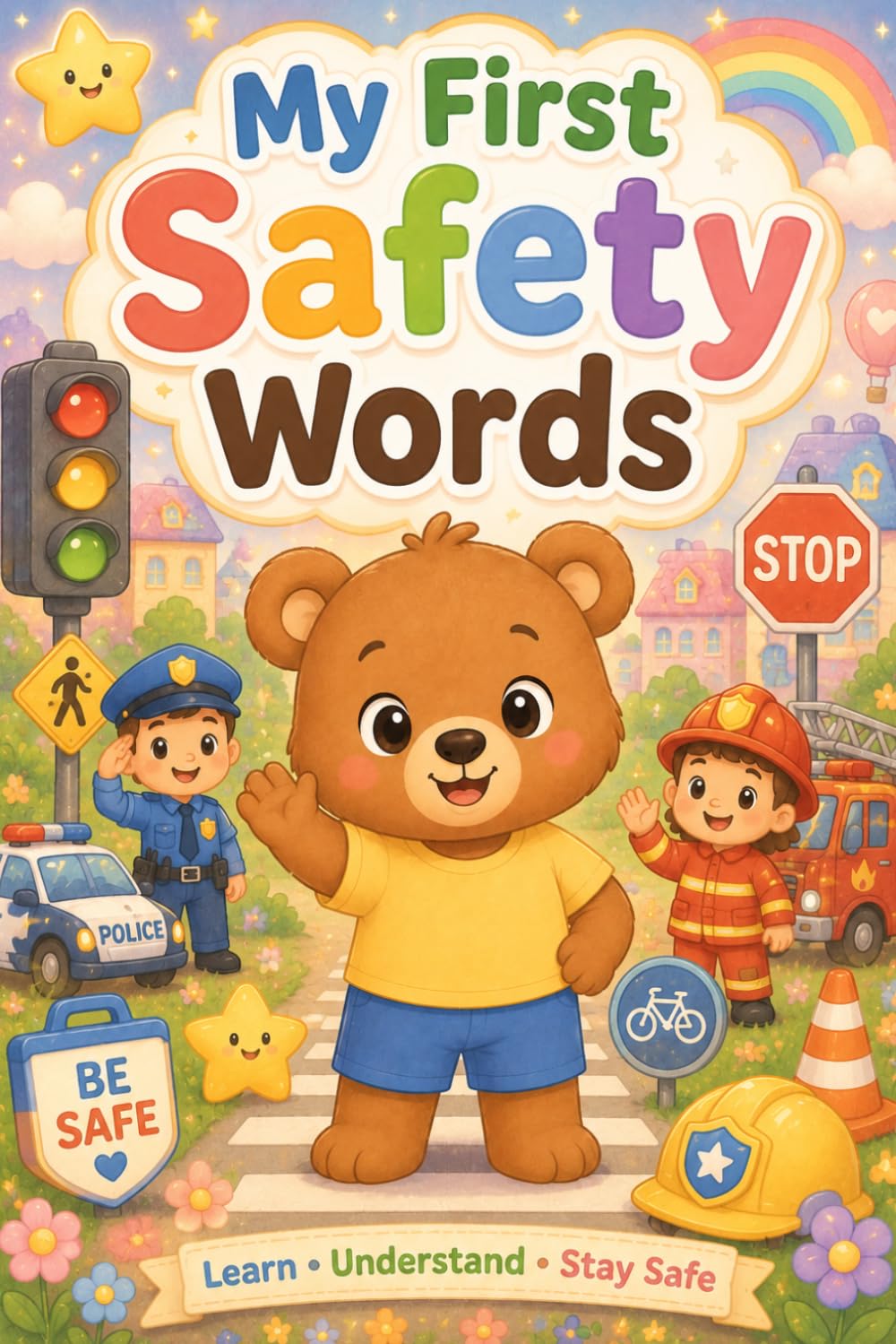 My First Safety Words: Toddler Safety Vocabulary Book for Ages 2-5 | Cute Preschool Safety Awareness and First Words for Kids (My First Words Collection)