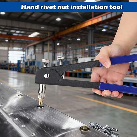 Kit de herramienta para tuercas remachables 430 piezas M3-M8 acero al carbono miniatura 7