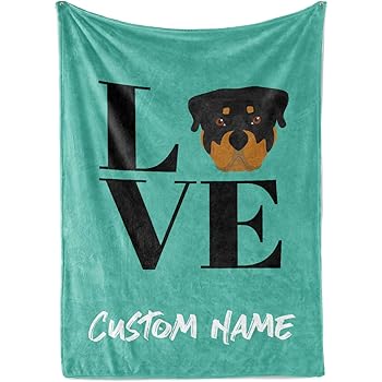 personalized dog throw blankets