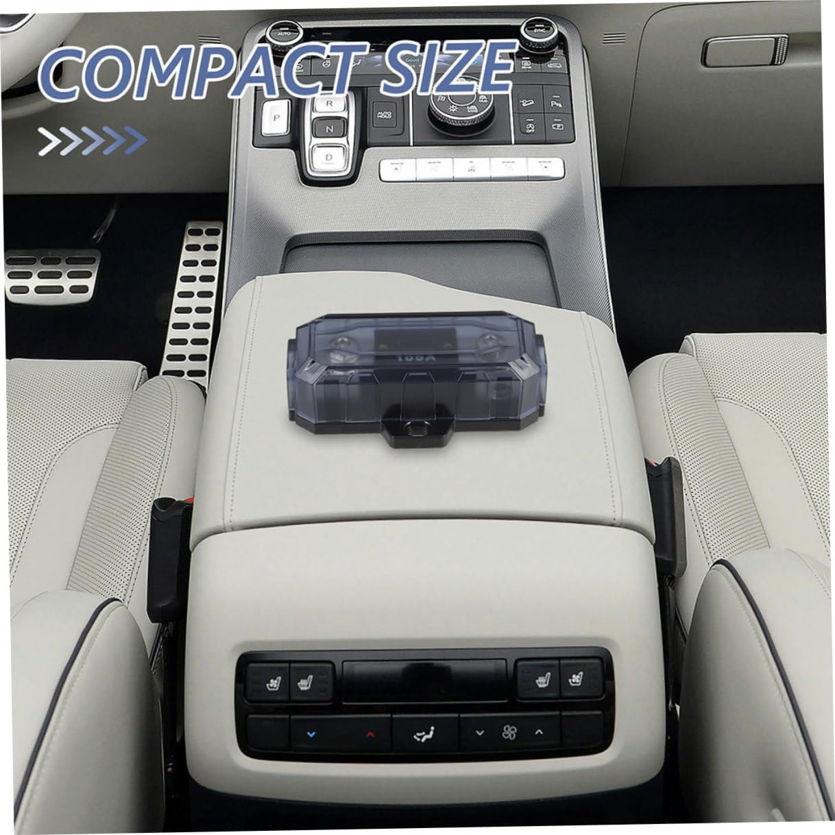 Healeved Portafusibili per Amplificatore Audio 100a 2 Pezzi in Lega di Zinco Protezione Alta Efficienza e Installazione Facile per Sistemi Audio Auto