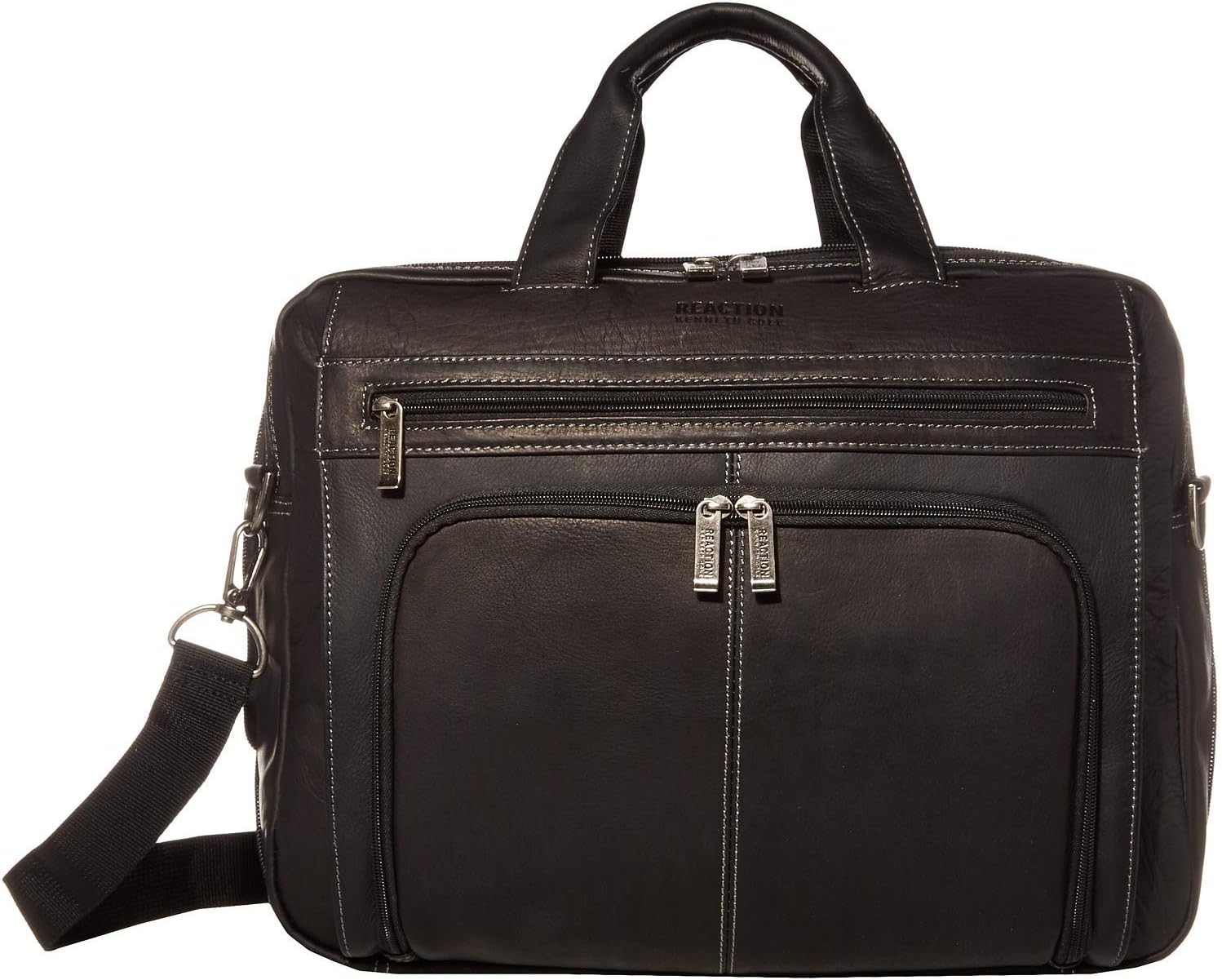 โOut of the Bag' Manhattan Colombian Leather 15.6" Laptop Briefcase Travel Business Case Bag