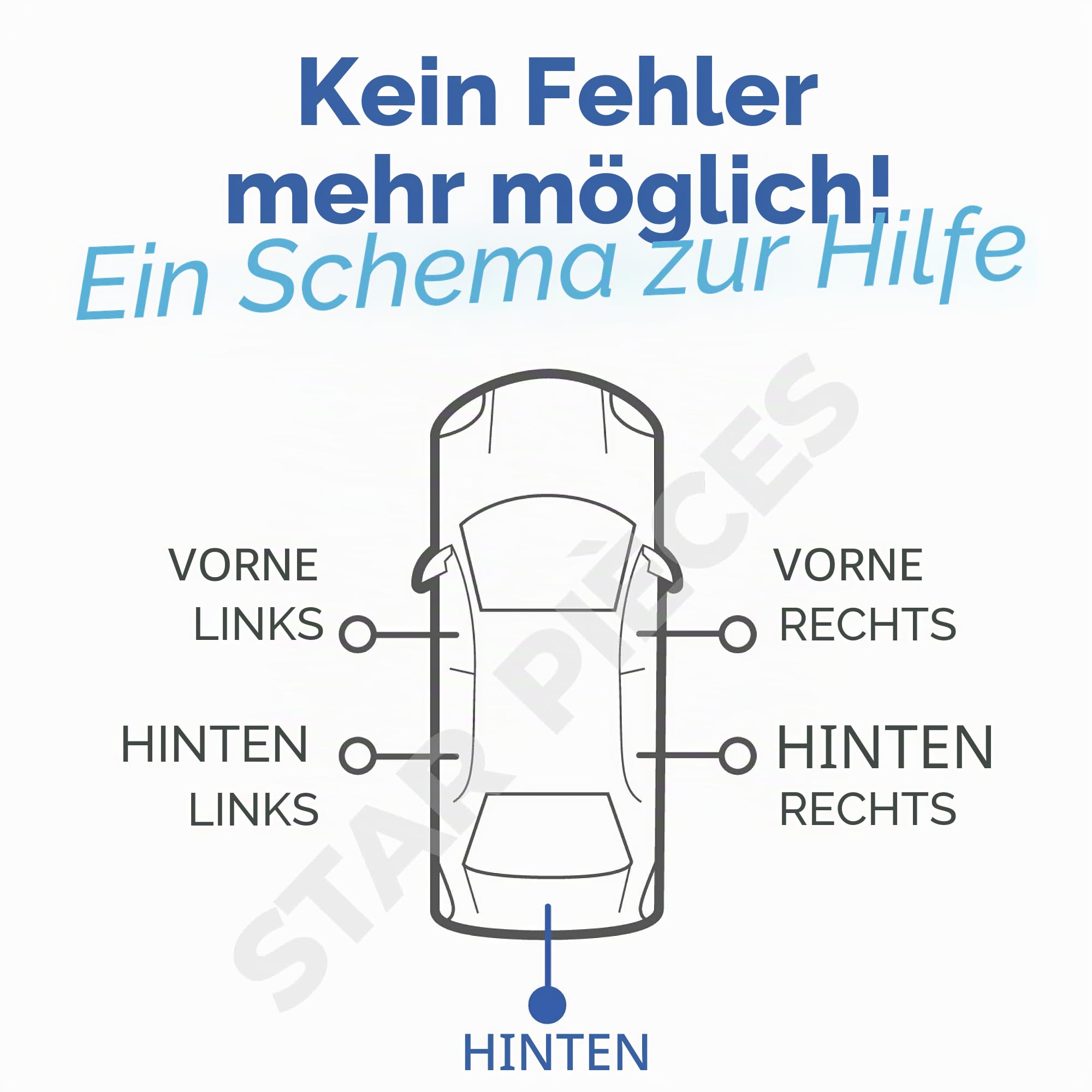 Kofferraumschloss passend für Golf 5, Golf 6, Golf Plus, Passat (B5, B6, B7), Tiguan, Touran, Altea, Altea XL, Leon 2, Leon 3, Toledo 3 | Heckklappenschloss mit Zentralverriegelung. 1K6827505E9B9