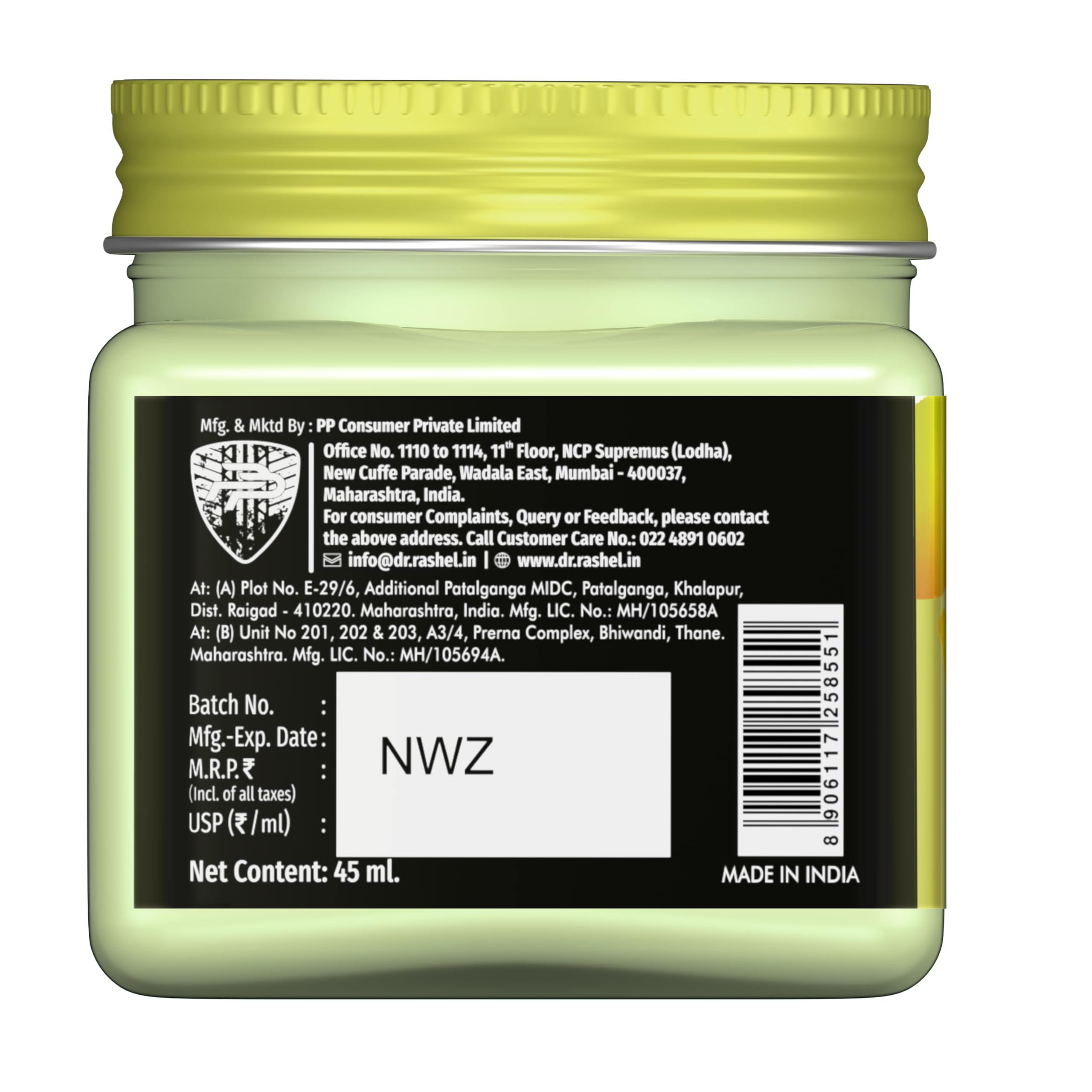 DR.RASHEL De-Tan Face & Body Cream 45ml | Removes Tan, Brightens & Hydrates Skin | For All Skin Types - Image 2 thumbnail