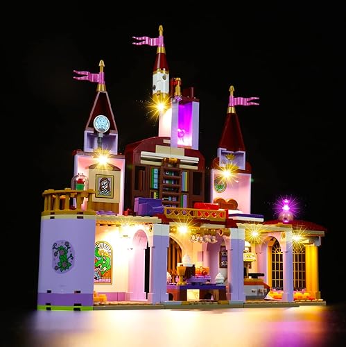 Kit de luces para Belle and The Beast's Castle 43196 (juego de modelos no incluidos) (clásico)