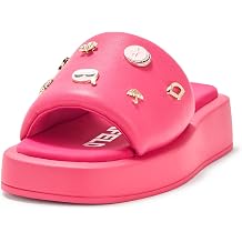 KARL LAGERFELD Womens Opal Macaron Platform Sandal With Pins