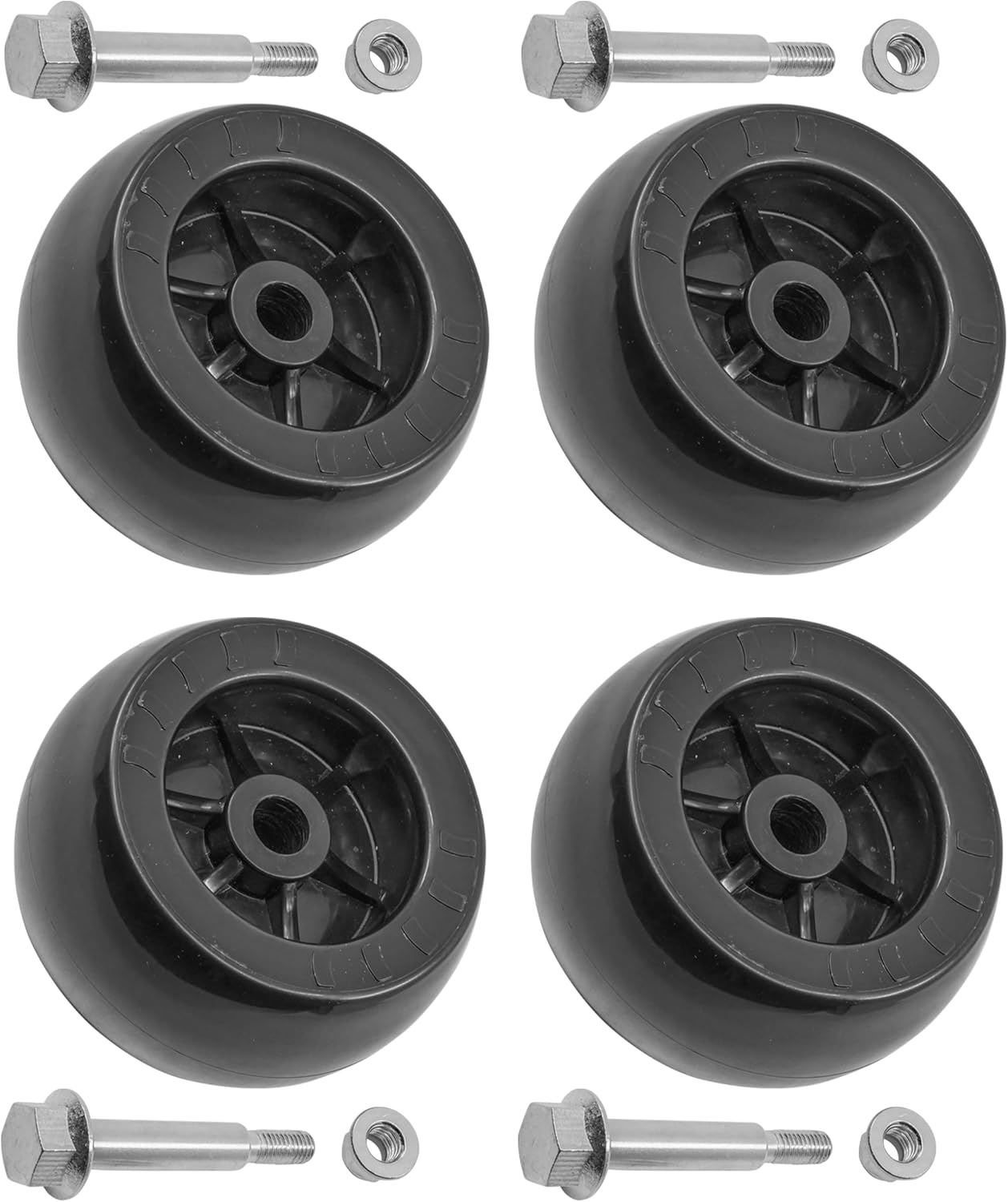 Caltric 4x Deck Wheel Compatible with Bad Boy Outlaw & Outlaw Extreme 72" 2010-2018 / Outlaw XP 72" 2012-2018 / Compact Outlaw 42" 48" 2016-2021