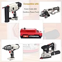 Vista 5 de ELEFLY 2 Pack PCC680L 20V Max 3.0Ah Battery Compatible with Porter Cable 20V Lithium Battery PCC681L PCC682L PCC685L PCC670B PCC710B PCC791LA