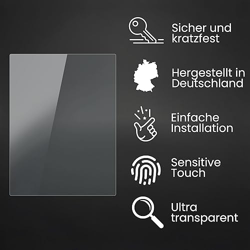 Miniatura 3 de Bruni Protector de pantalla compatible con pantalla estándar de 2.4 pulgadas (1.937 x 1.453 in), película protectora transparente (2X)