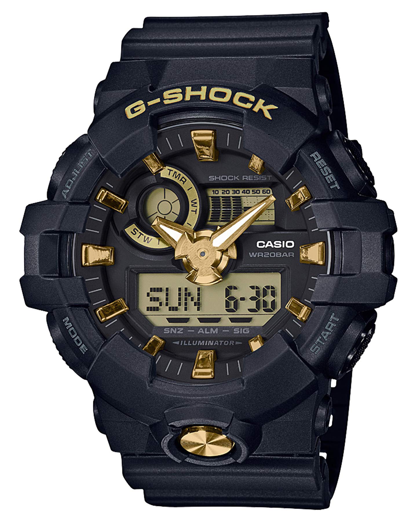 Casio G-Shock Analog-Digital Black Dial Mens Watch - GA-710B-1A9DR(G849) (B07HPBNYRJ) Amazon Price History, Amazon Price Tracker