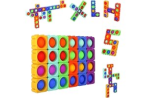 Pop Its Fidget Toys Girl Boy Creative DIY Fidget Building Block Toy...