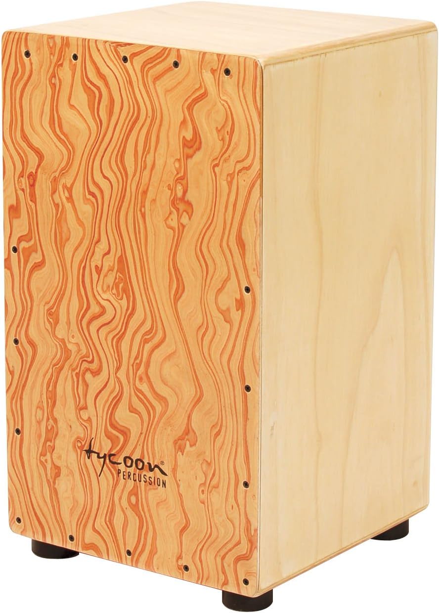 Tycoon Percussion 29 Series Siam Oak Cajon With Hand Painted Plywood Front Panel