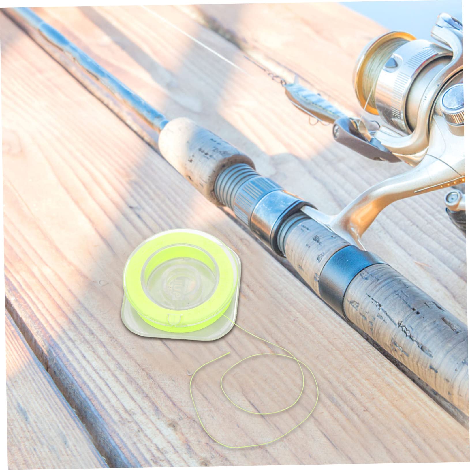 WOONEKY 1 Rouleau Anneau de Cravate de Canne à pêche Fil d'attache de Canne à pêche Fil de surliure de Guide de Tige Fourniture de Canne à pêche Ligne de Fixation d'emballage Divers Boucle