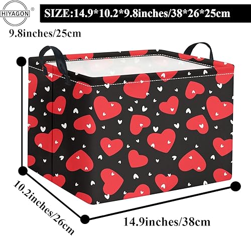 Miniatura 142 de HIYAGON Cesta de almacenamiento para niños, cesta de regalo para bebé, cesta de regalo, cesta organizadora de juguetes lindos, caja rectangular