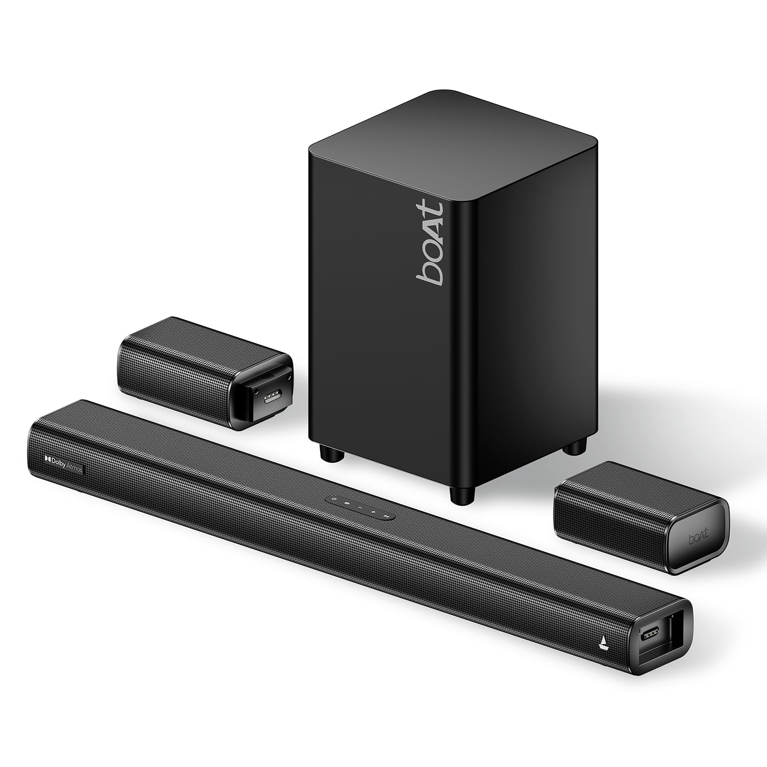 Boat 2026 Launch Aavante Prime X, TWS & Detachable Satellites, Dolby Atmos, 7.1.4CH 700W, Wireless Subwoofer, QR for Installation, Bluetooth Sound bar, Home Theatre Soundbar Speaker(Premium Black)-image-36