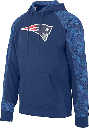 Zubaz NFL Mens Elevated Logo Viper Hoodie