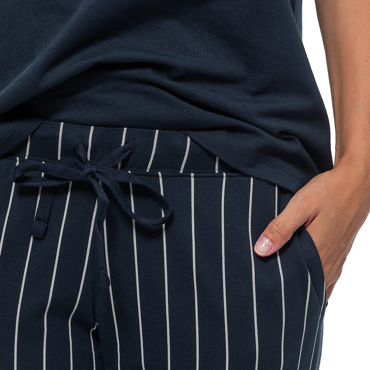 Schiesser - Mix - Damen - Organic Cotton - Schlafanzug 3/4-Länge - Pyjama - Nachtwäsche