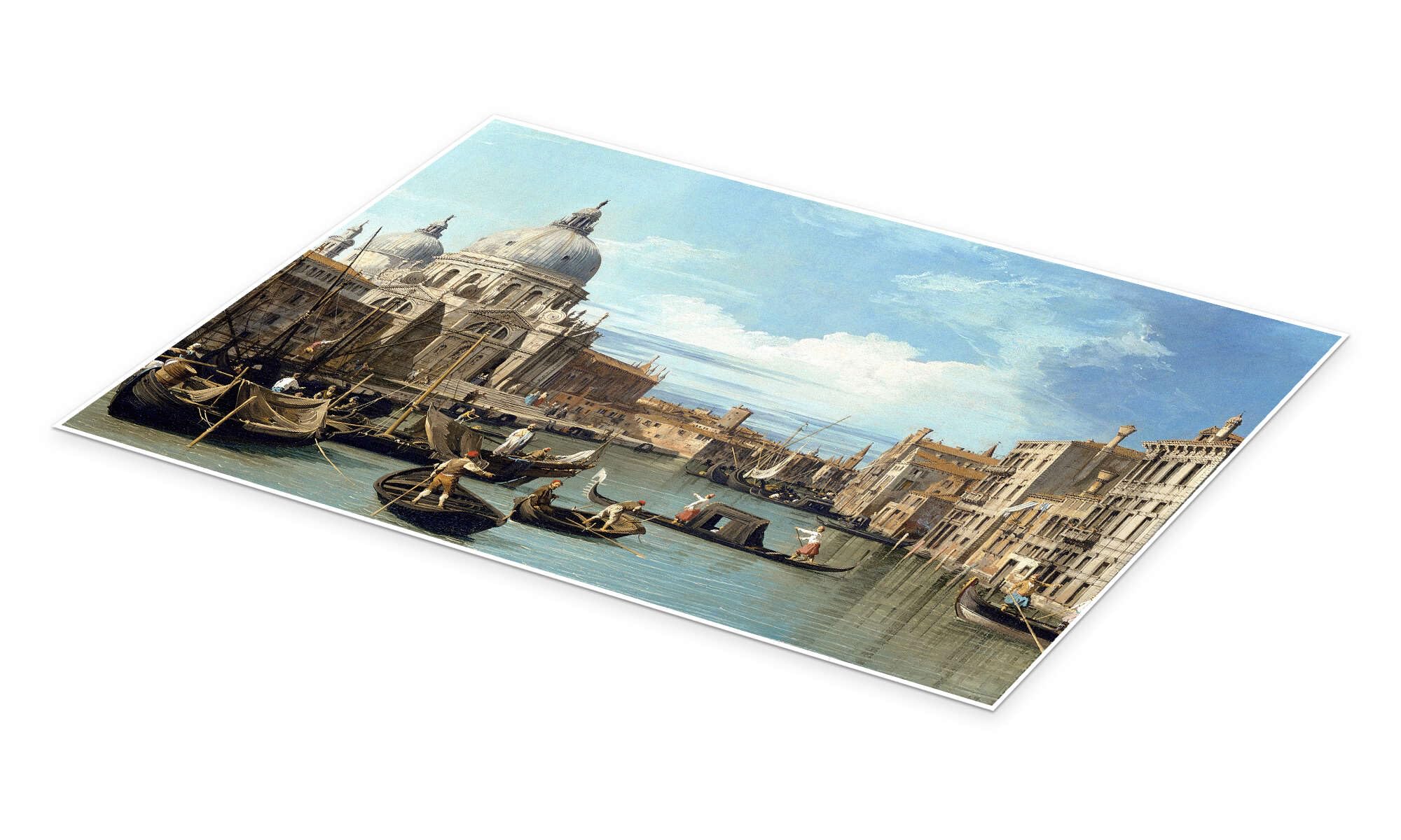 Posterlounge L'ingresso del Canal Grande Poster | 130 x 100 cm di Bernardo Bellotto (Canaletto) Quadri Decorazione per pareti