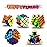 Speed Cube Set, Puzzle Cube, Magic Cube 2x2 4x4 Pyraminx Pyramid Megaminx Fenghuolun Puzzle Cube Toy Gift for Children Adults, Pack of 5