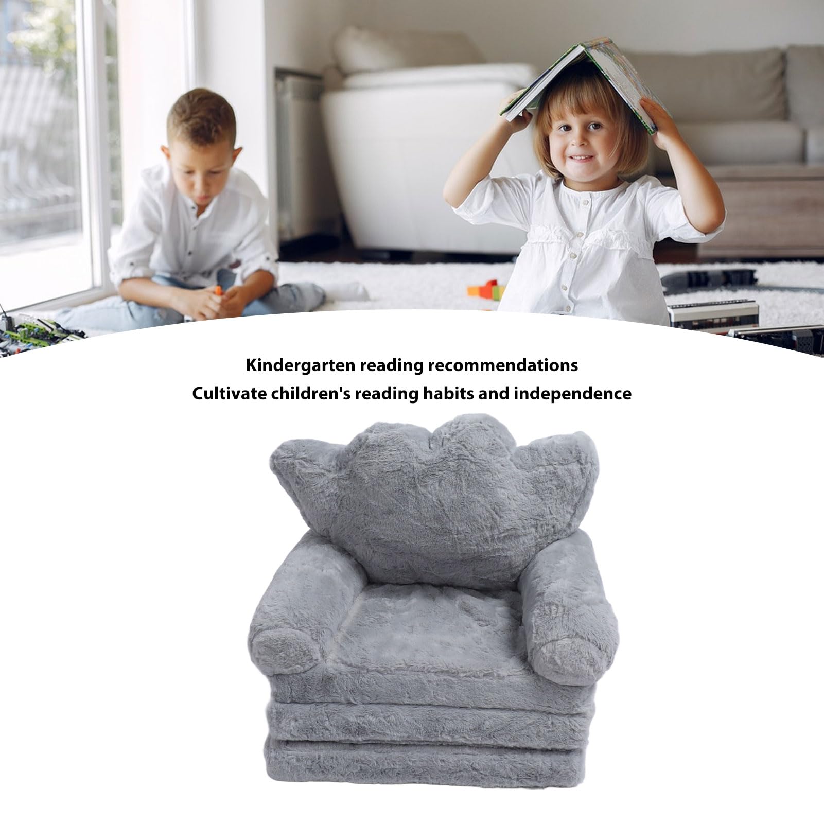 AMONIDA Cuscino per Sedia Crown, Leggero Pieghevole per Bambini (3 livelli)