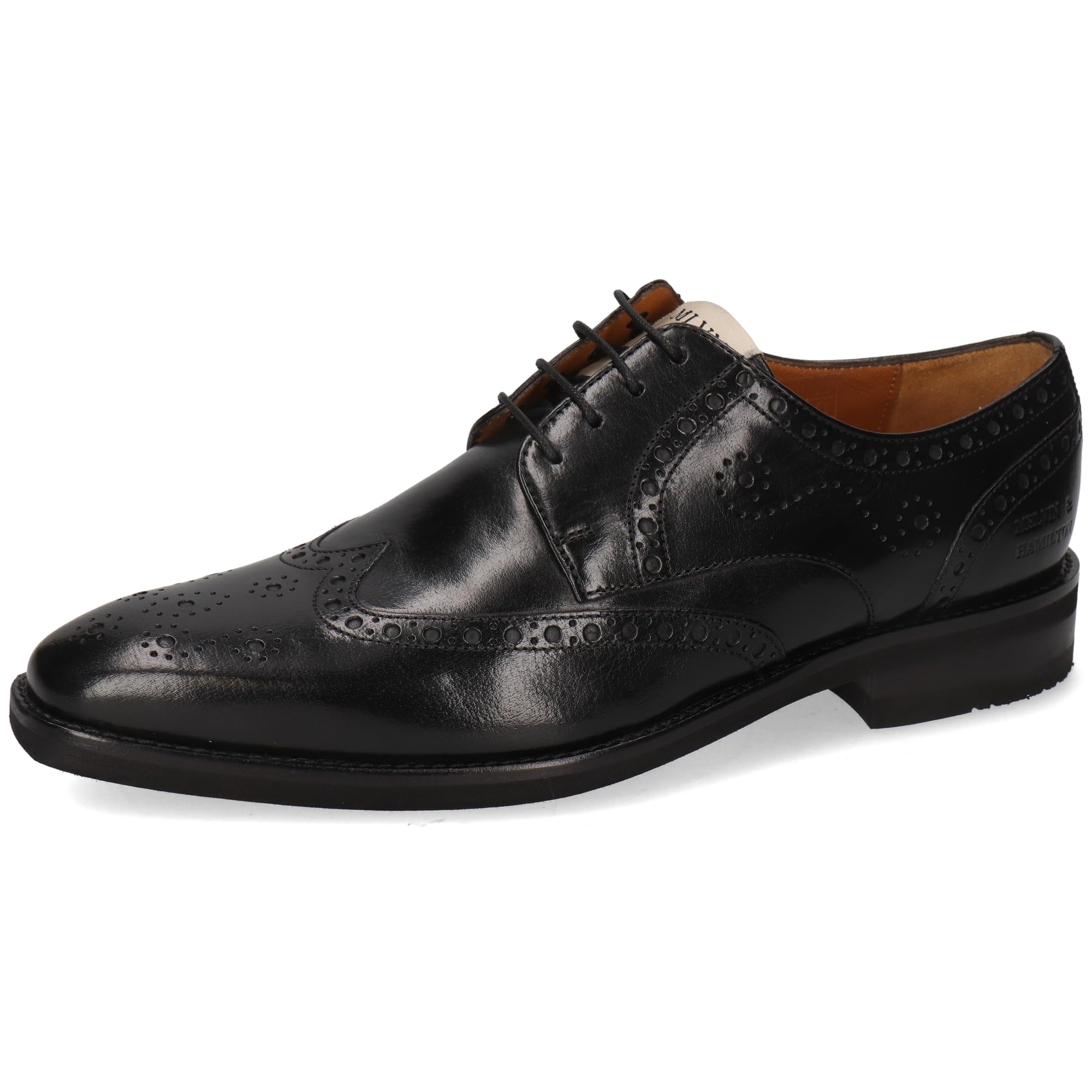 Melvin & Hamilton Derby Shoes Men's Dylan 2, Black, 10 UK