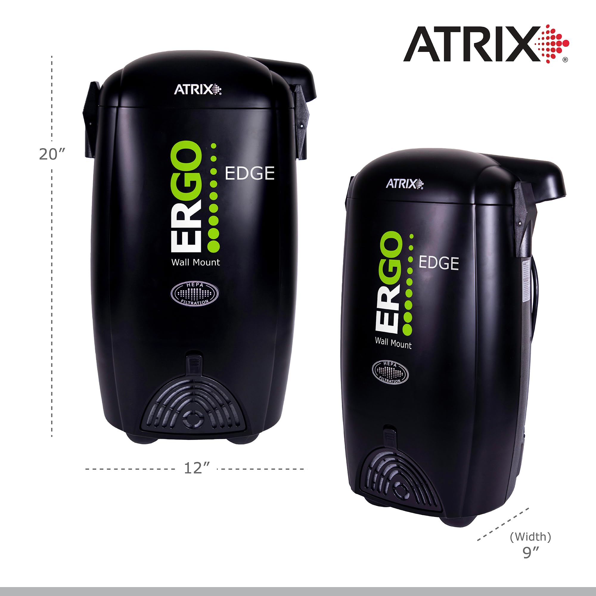 Atrix Ergo Edge Shop Vac - Wall Mount & Powerful Cleaning -5