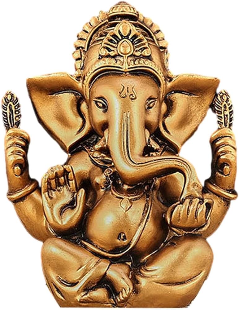 Amazon.co.jp: STARTIST インドのガネーシャ置物象仏像ヒンドゥー教象