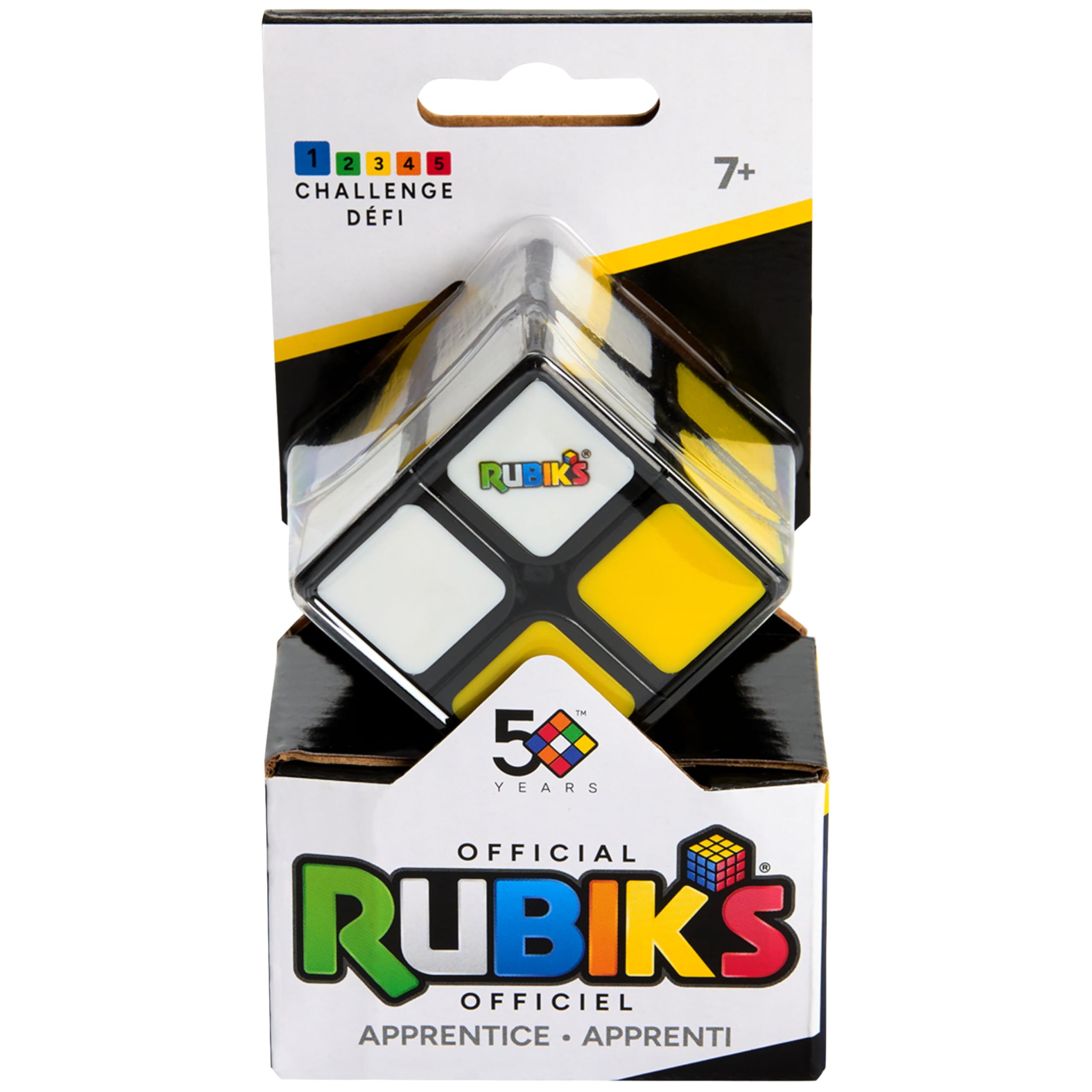 Rubik's Apprentice, 2x2 Beginner Cube 3D Puzzle Game Stress Relief