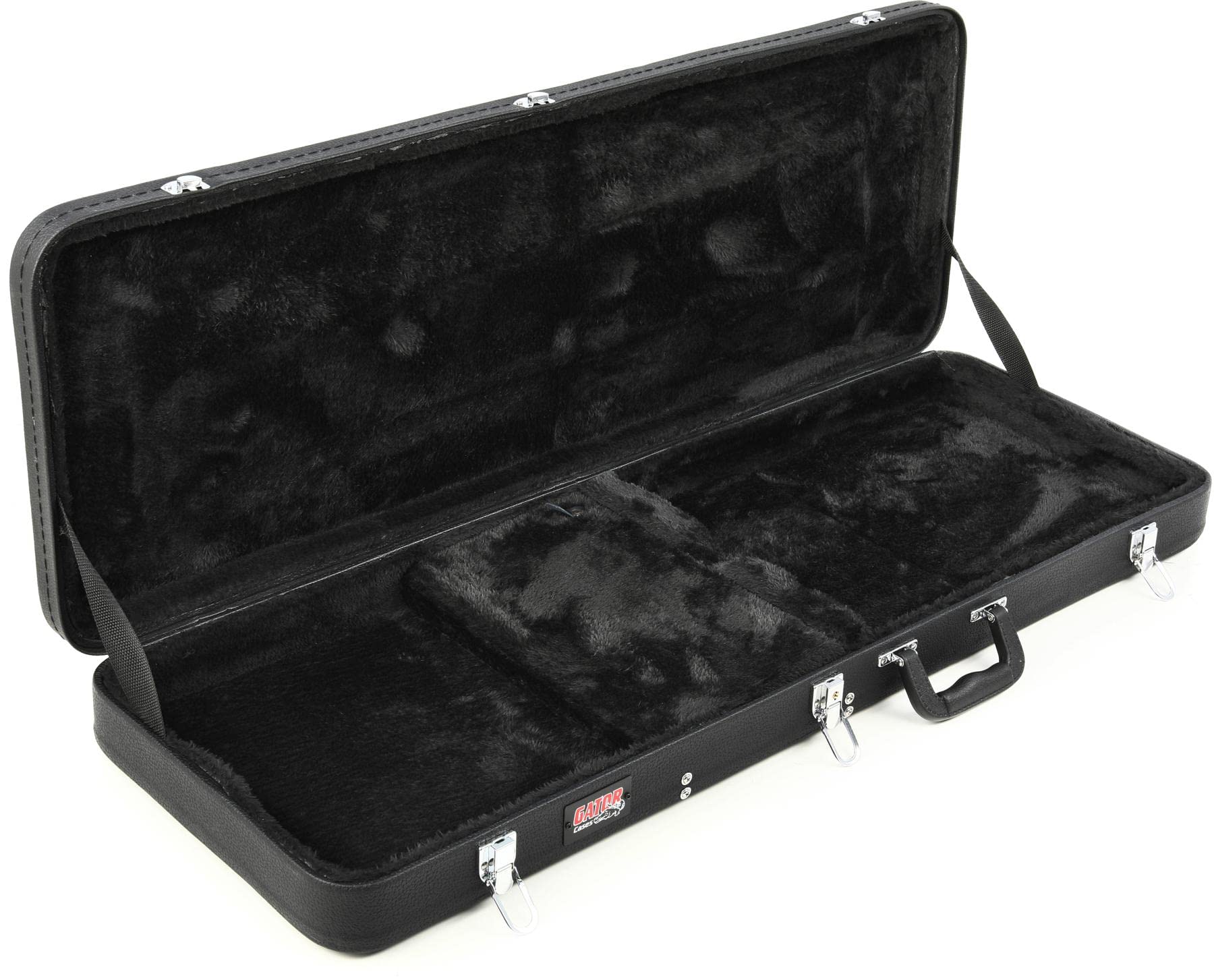 Gator Cases Hard-Shell Wood Case for Wide Body Electric Guitars; Fits PRS Style Guitars and More (GWE-ELEC-WIDE)