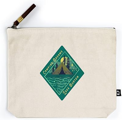 Lake Burton, Georgia, Lake Life Series, Camping Dreams, Contour (100% Cotton Canvas Travel Accessory Go Bag)