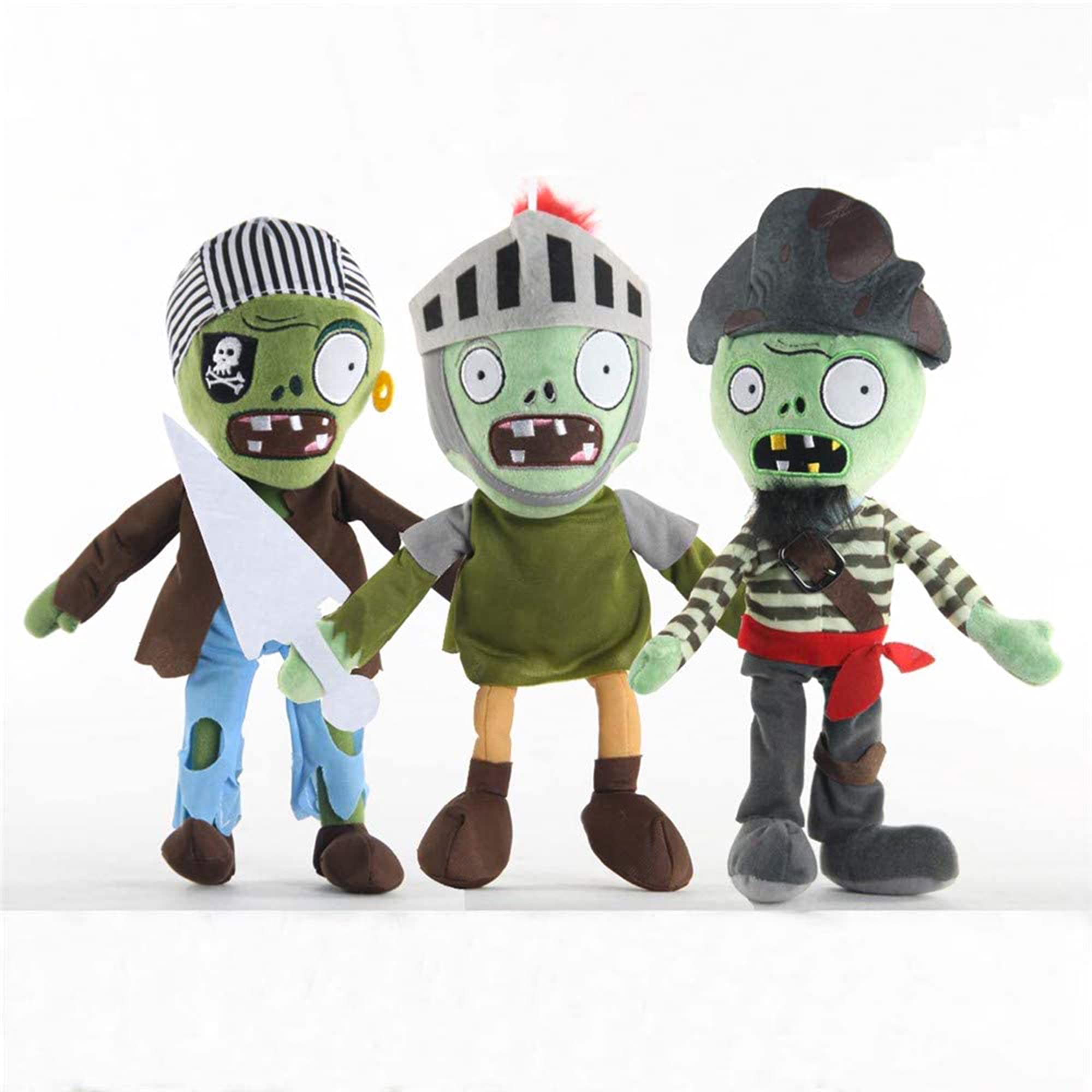 Buy 3 PCS s VS Z Plush 12 PVZ Stuffed Zombie Toys Contains Knight