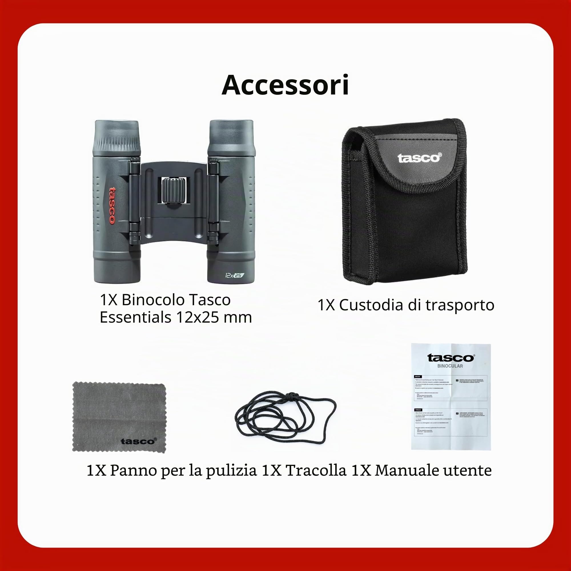 Bushnell Essentials 2016 Binocolo, Unisex – Adulto, Nero, Taglia Unica