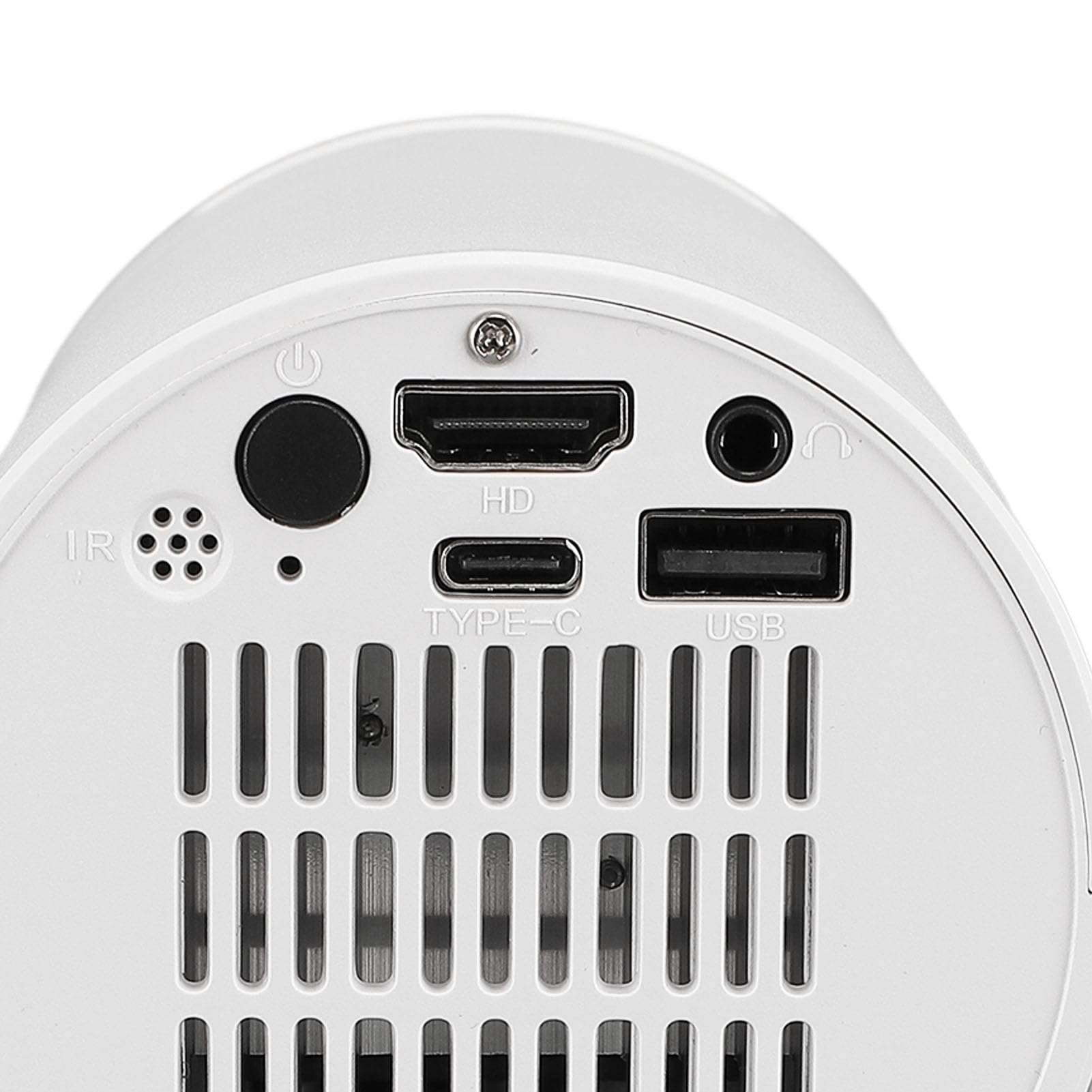 Mini Proiettore per Telefono 1080P con WiFi e Bluetooth, Regolabile a 270°, Correzione Trapezoidale Orizzontale Automatica, Videoproiettori per Telefono