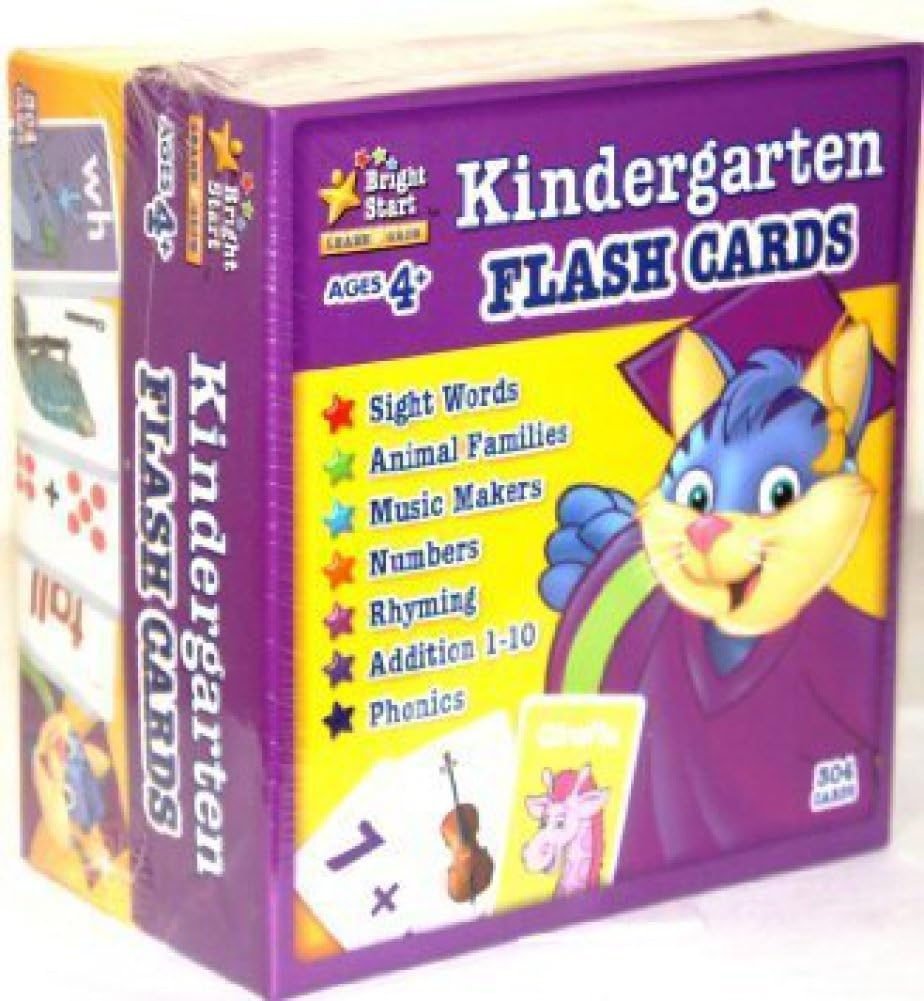Bright Start LEARN & GROW Kindergarten FLASH CARDS