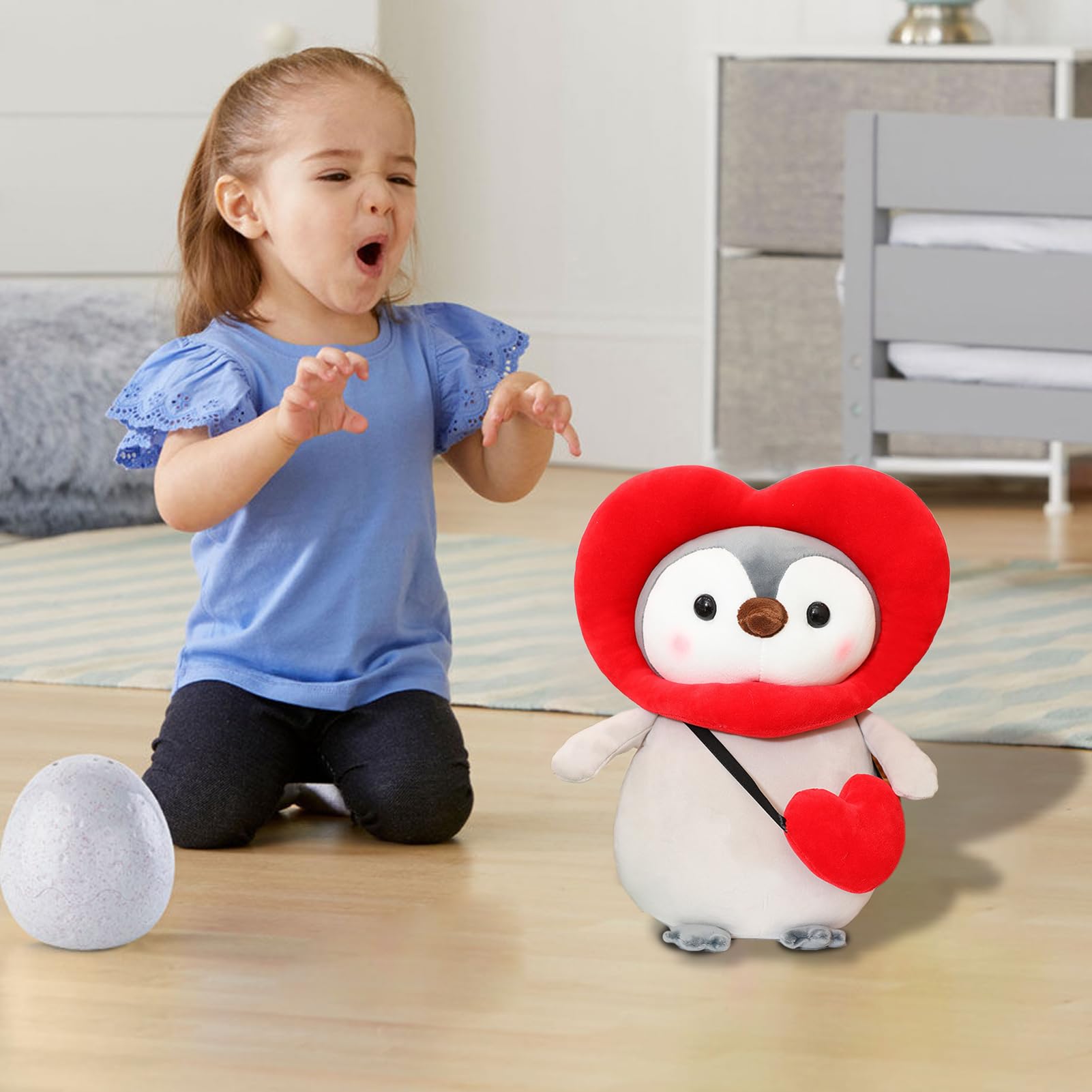 ISAKEN Pinguin Kuscheltier Plüsch – Superweich, 3 Größen (25/35/45 Cm), Perfektes Geschenk Für Kinder