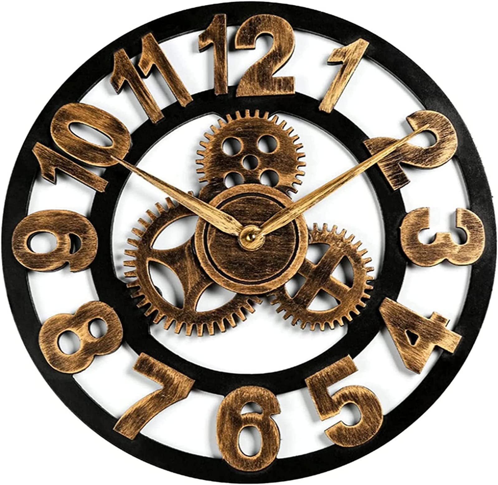 Simple Clock Gears Drawing Gear Glyph Icon Illustration With Clock.