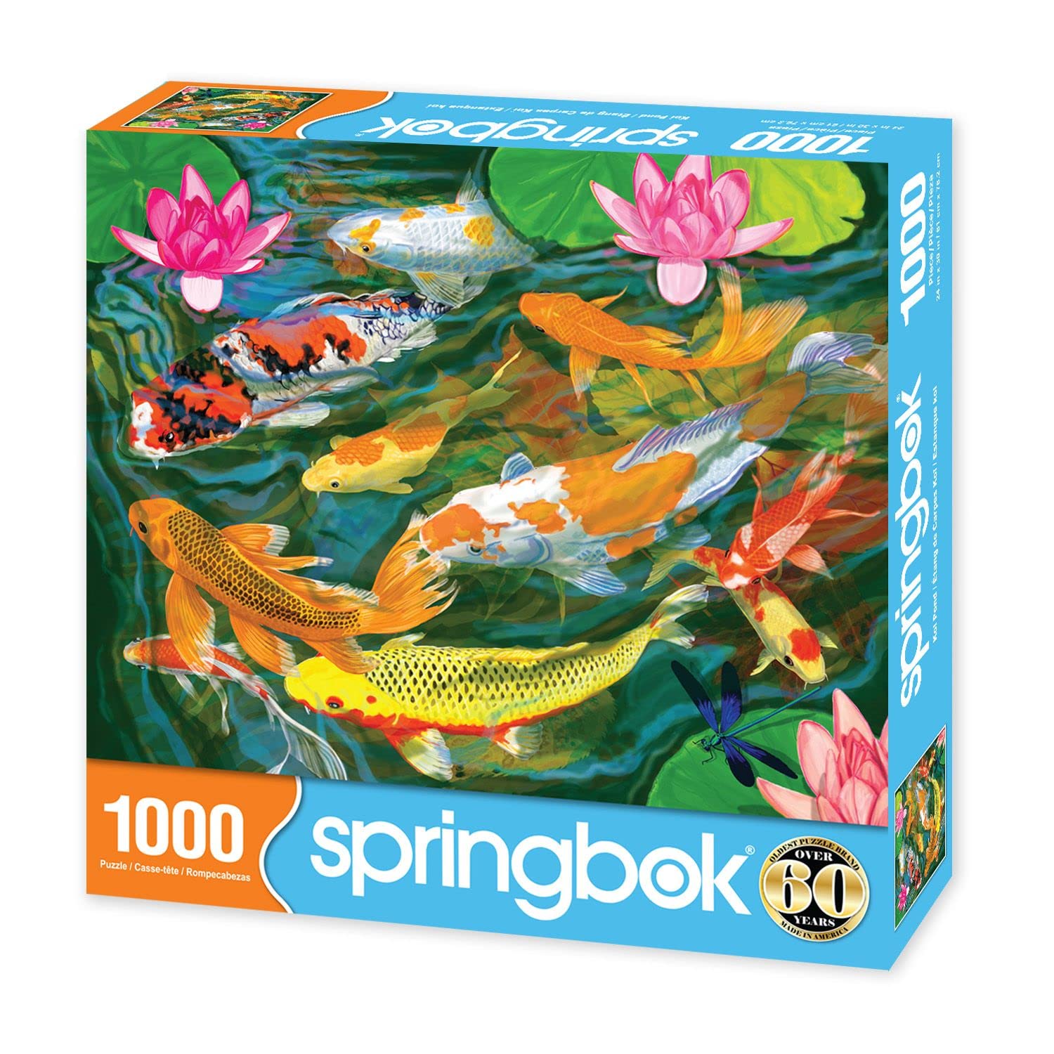 Springbok 2 Puzzle Da 1000 Pezzi: Color Collage + Emojiville – Set Colorato Made In USA