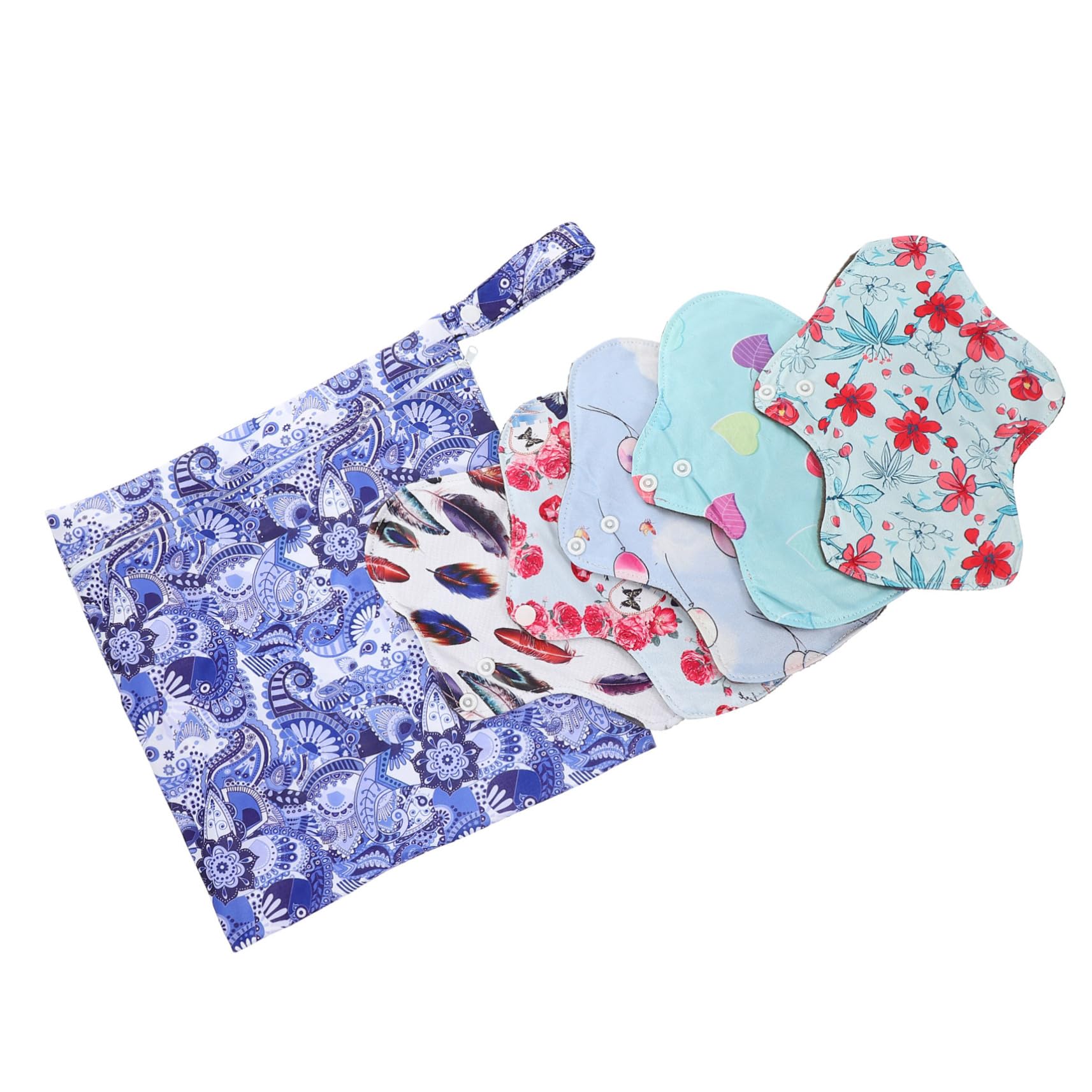 MAGICLULU 3juegos Compresas Menstruales Reutilizables De Lavables Paquete Para Absorbentes y Cómodas Para y Actividades