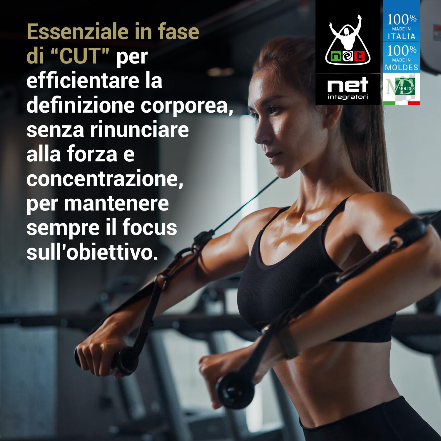 Net Integratori ALC 1250 – 60 compresse – Integratore di Acetil L-Carnitina ad Alto Dosaggio – Energia Forza e Focus Mentale – Pre Workout