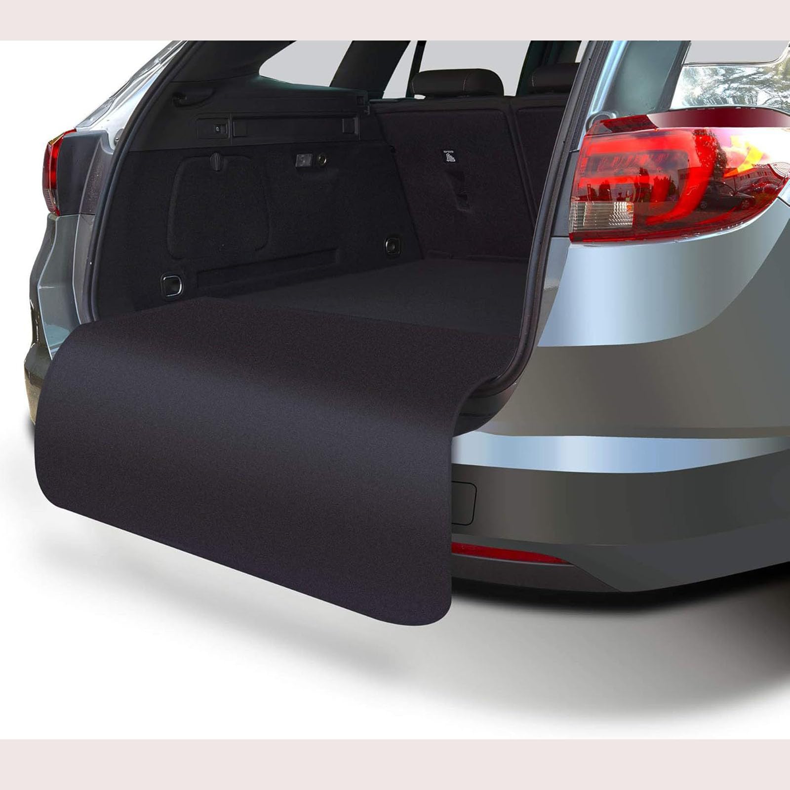 YQVDQRTXS Car Boot Liner for Toyota Corolla Verso (Mk3) MPV 2004-2025 2026 Dog Boot Protector with Bumper Flap, Waterproof Heavy Duty Pet Trunk Cover, Anti-Slip Dog Mat