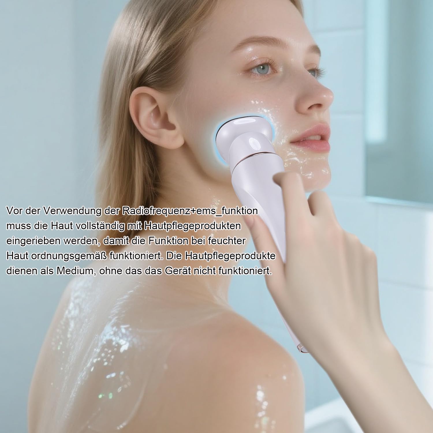 Radiofrequenz Gerät RF_EMS_VR Gerät für Zuhause 1 MHz 90 KHz 3 Farben BIO_Photonlichttherapie Hautlicht blau grün rotlicht für Gesicht und Körper Massagegerät Hautverjüngung Straffe Haut