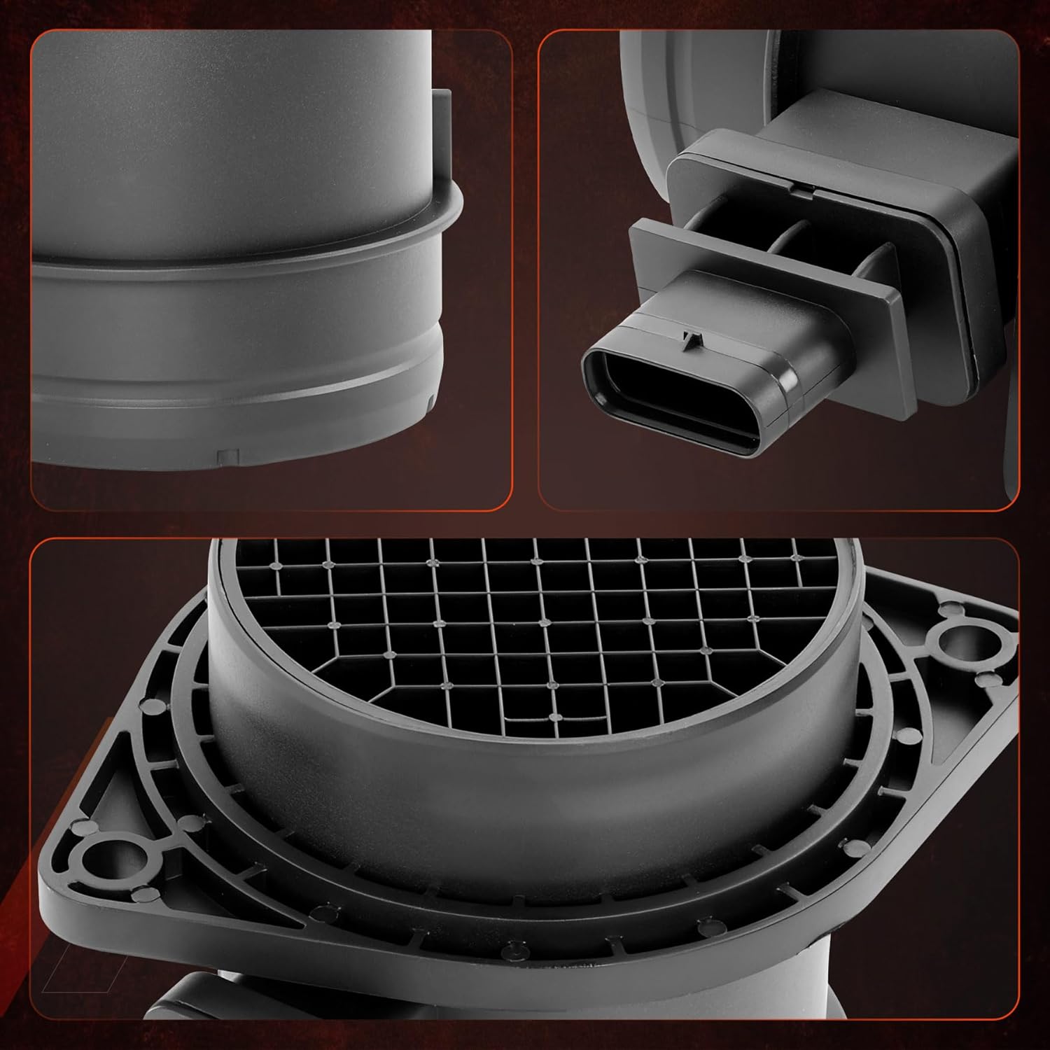 Mass Air Flow Sensor(5‑Pin) Compatible with 2007‑2011 Mini Cooper 1.6L L4 (DOHC/SOHC),Replaces Air Flow Meter OE# MAS0344, MAF03440, 280218205