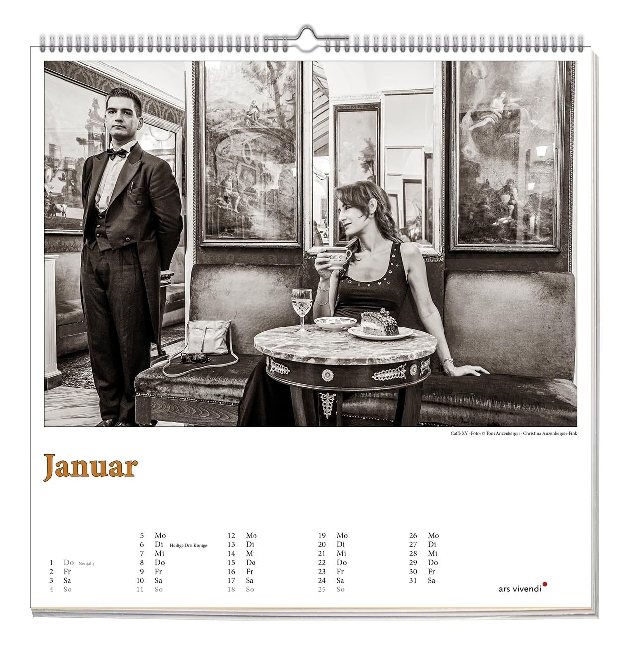 Caffè d’Italia 2026 – Wandkalender mit italienischen Cafés, Bildern & Zitaten - Ein Jahr Dolce Vita für Kaffeeliebhaber