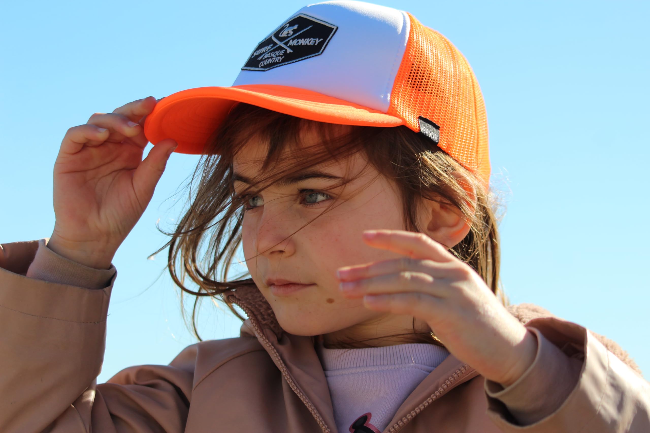 Surf Monkey Gorra Trucker Acolchada con Rejilla para Niño/Niña 6-12 años