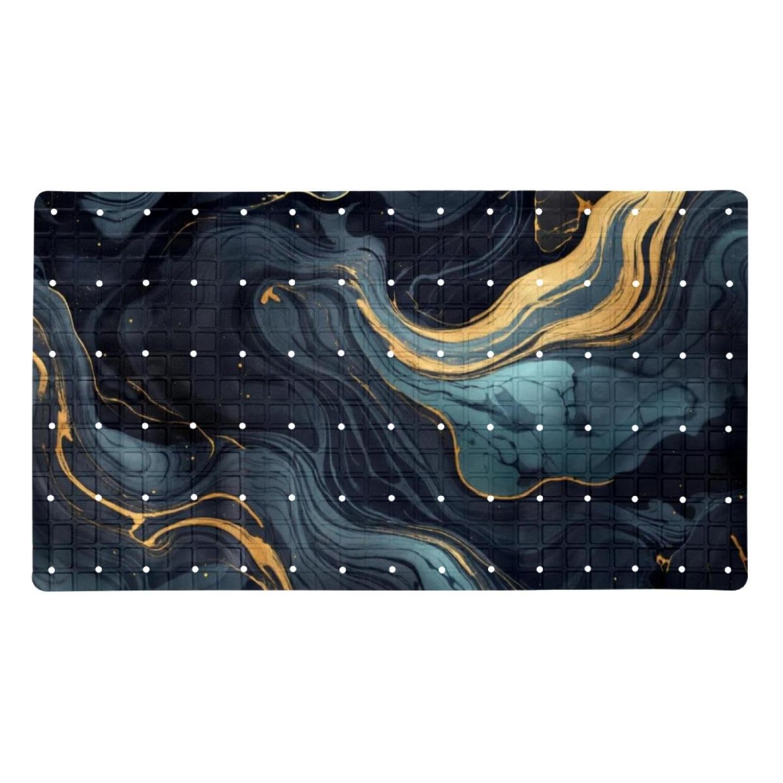Tapis de bain antidérapant PVC extra long Art Galaxy