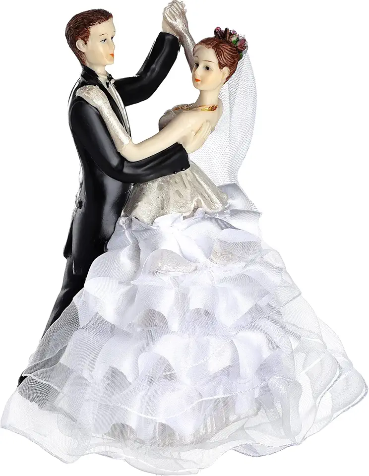 Sotiff Wedding Cake Toppers Bride and Groom Dancing...