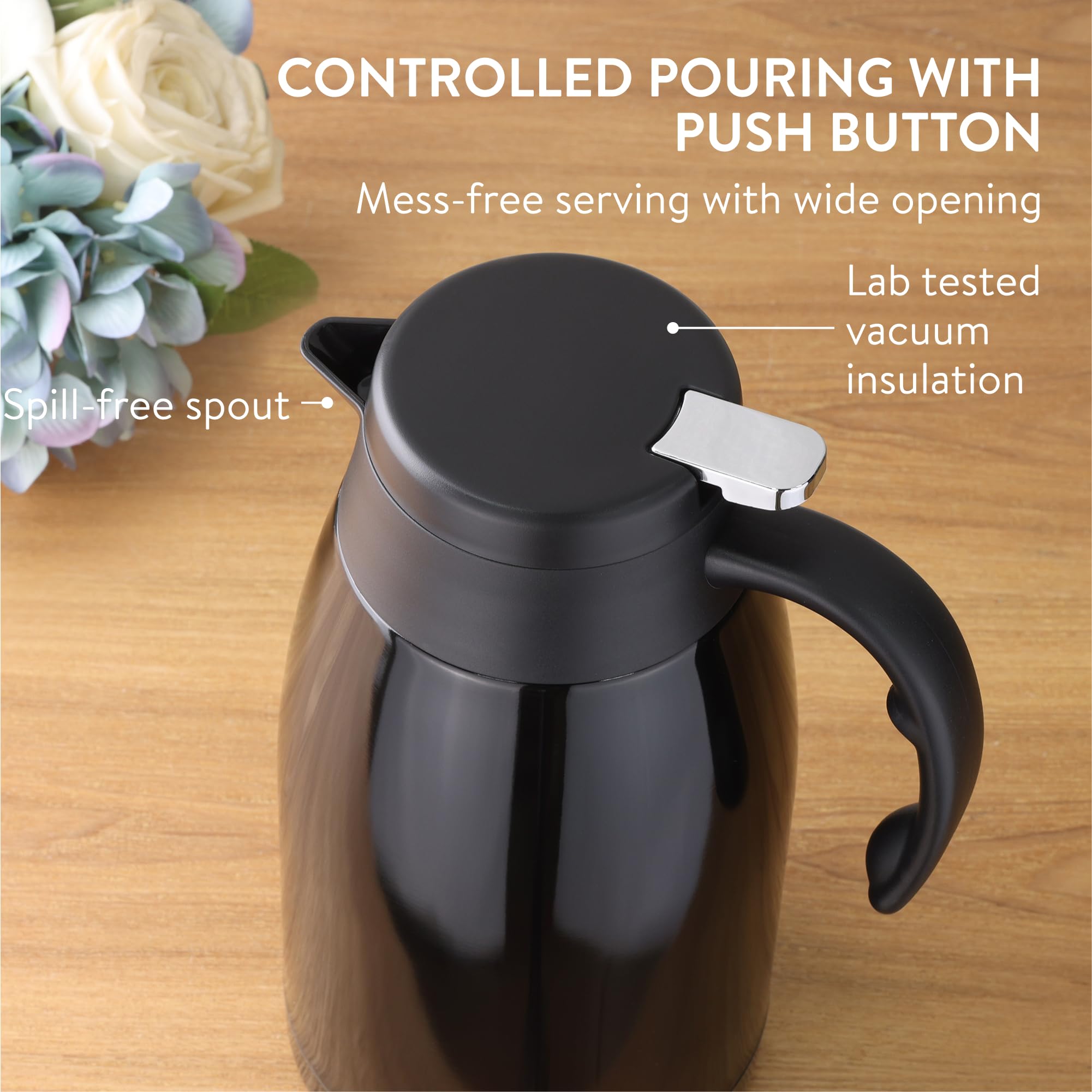 Thermal Coffee Carafe Stainless Steel U2013 Heavy Duty, 24hr Lab