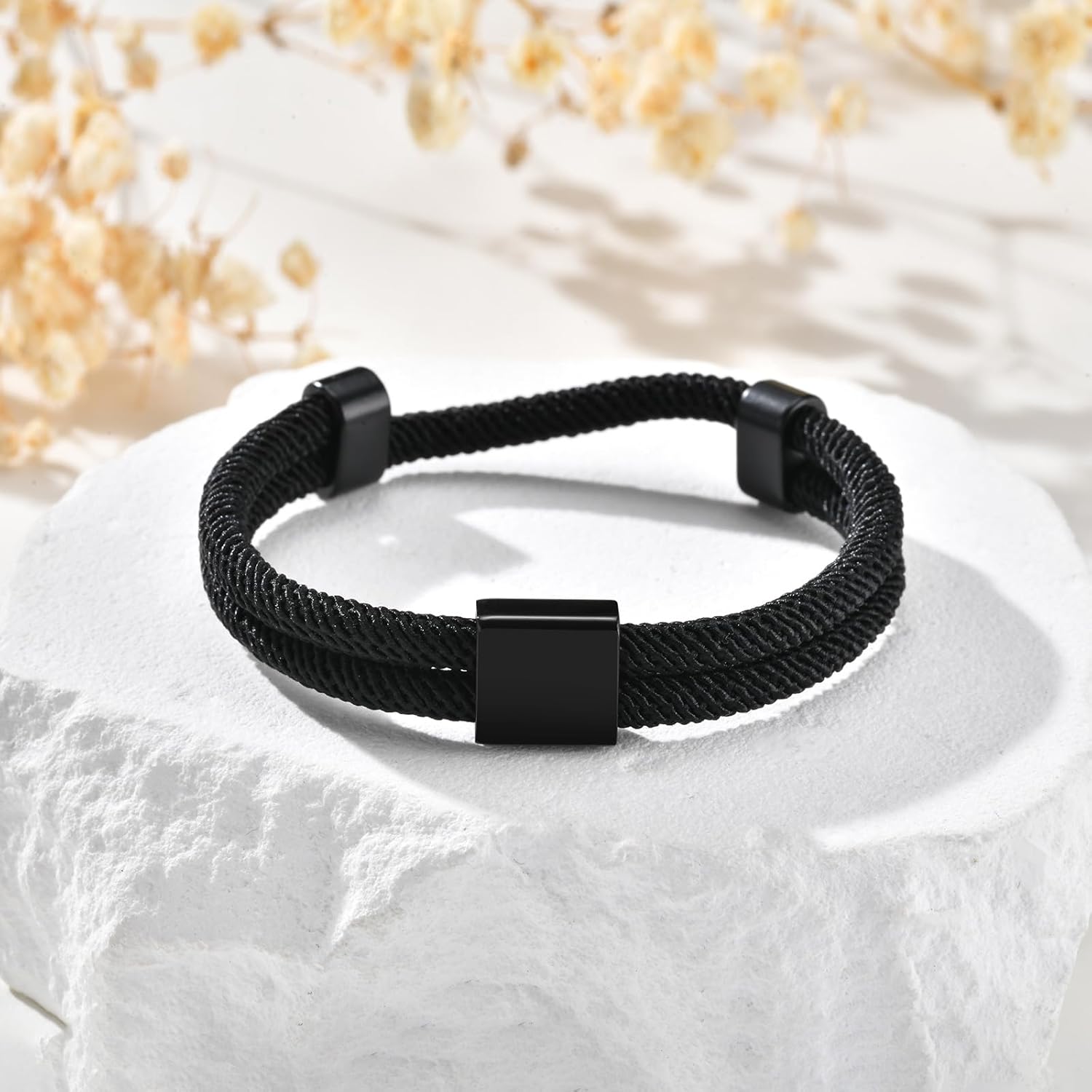 VNOX Rope Bracelet for Men Boy - Christian Scripture Bible Verse Rope Bracelets Religious Gift for Teen Boys Kids Teenage，Mens Faith Inspirational Easter Birthday Christmas Jewelry Gifts - Image 8