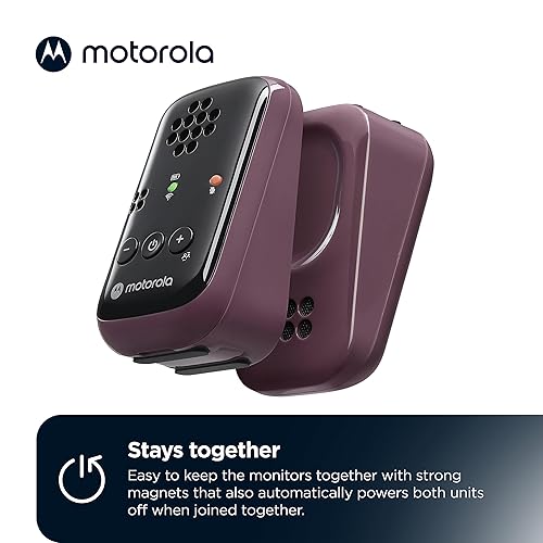 Miniatura 2 de Motorola Nursery Monitor de bebé PIP12 solo audio, portátil y recargable, no necesita WiFi, sonido HD de rango de 1500 pies con apagado automático,